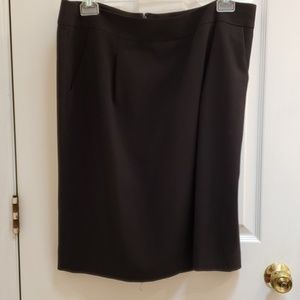 Black pencil skirt